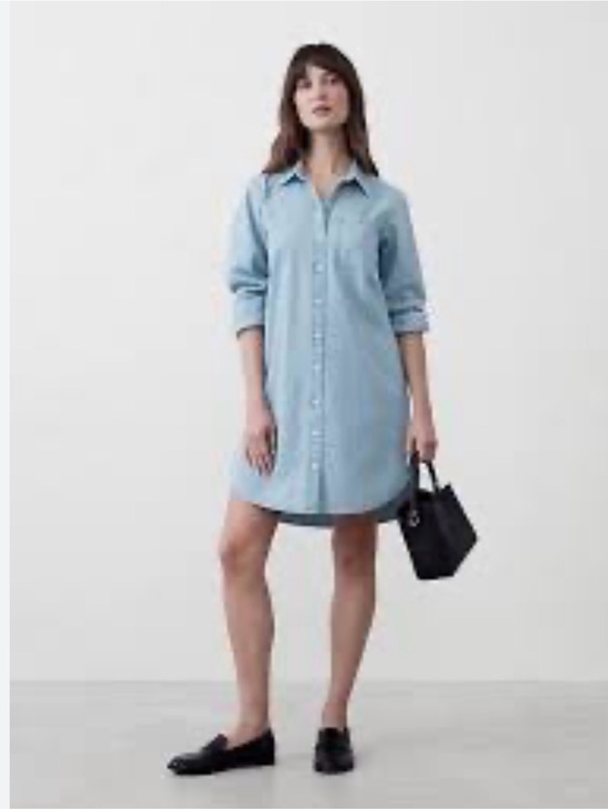 Banana Republic Dresses & Skirts - Banana Republic denim Dress - Casual Button-Down shirt dress